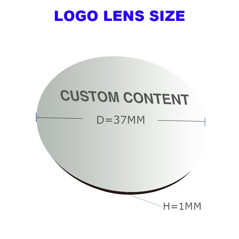 37mm logo slide lens