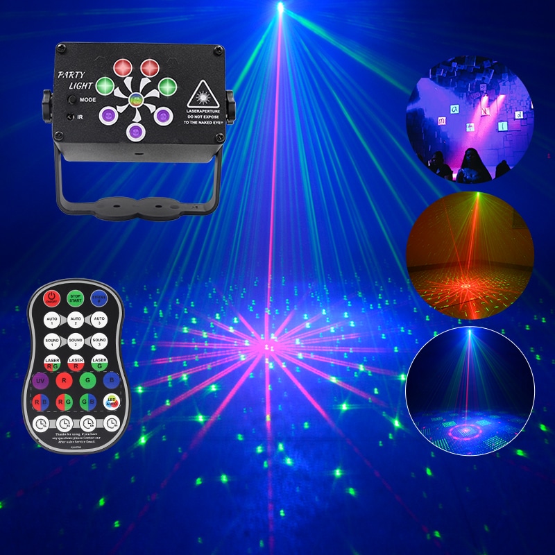 Mini stage projector light sky star stage spotlight 10w DJ disco laser party projection night light for KTV christmas stage light