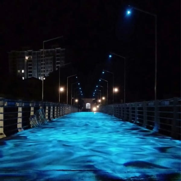 The bridge lighting effect sharing