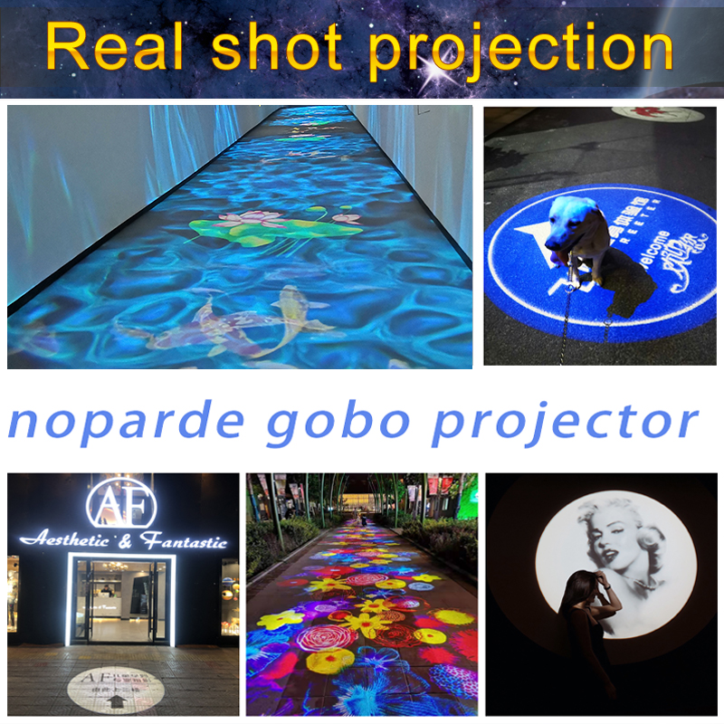 Where can the pattern projection lights be used