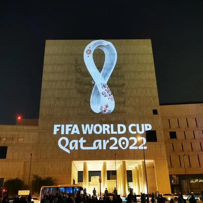 High-power projection lamp —— is specially designed for big scenes，Qatar World Cup