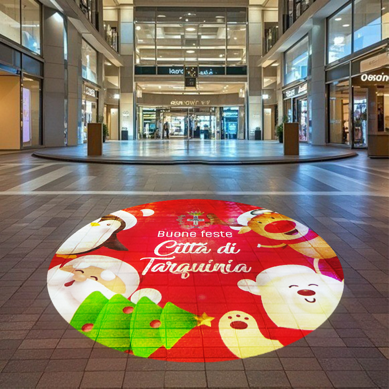 Custom Merry Christmas Family Holiday Happy New Year Hd Full Color Glass Gobo Projector Light Logo Lenses On Wall Decoration