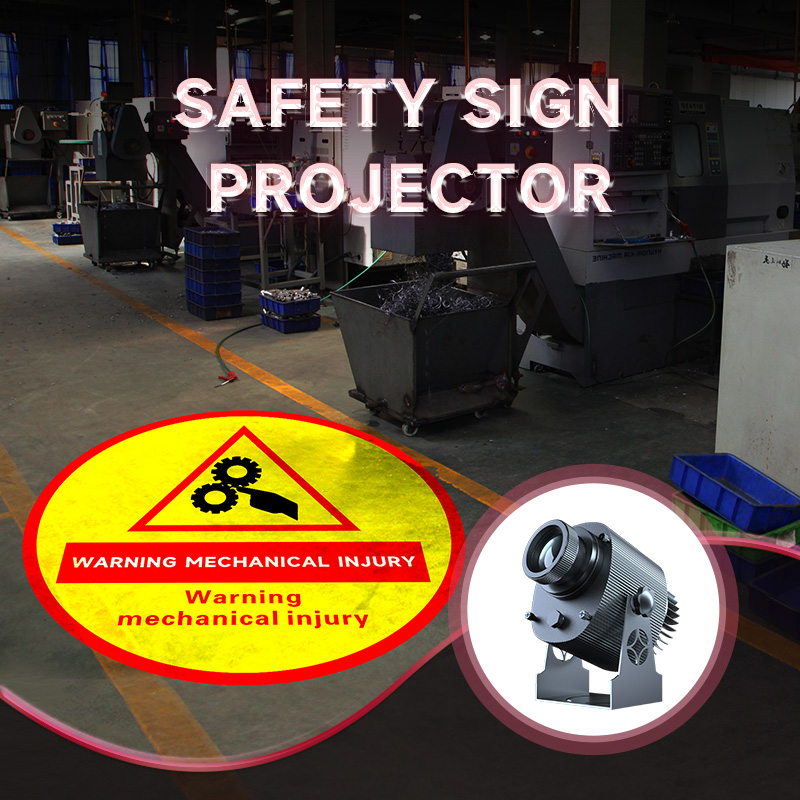 100 Watt Noparde  led sign projector Safety Sign Projection Lamp Waterproof & Durable Ideal for Construction Sites