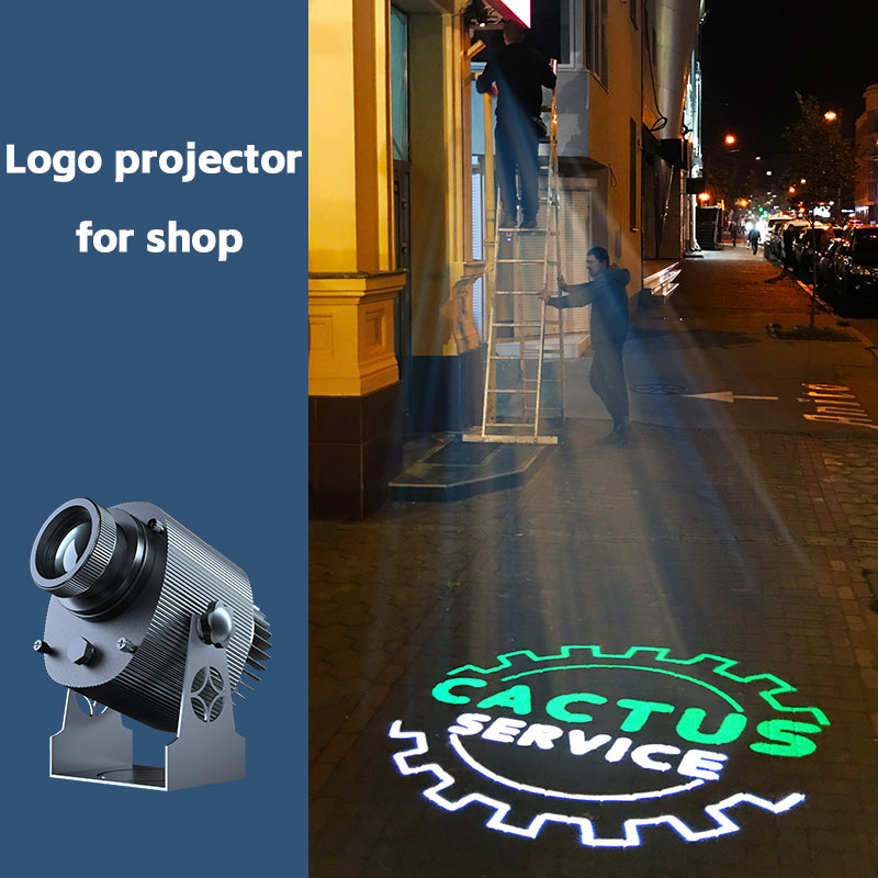 Introducing our new 100w logo projectors—ideal for shops and businesses,projecting logos on floors with rotating gobo features;the best gobo projector to elevate your brand visibility dynamically