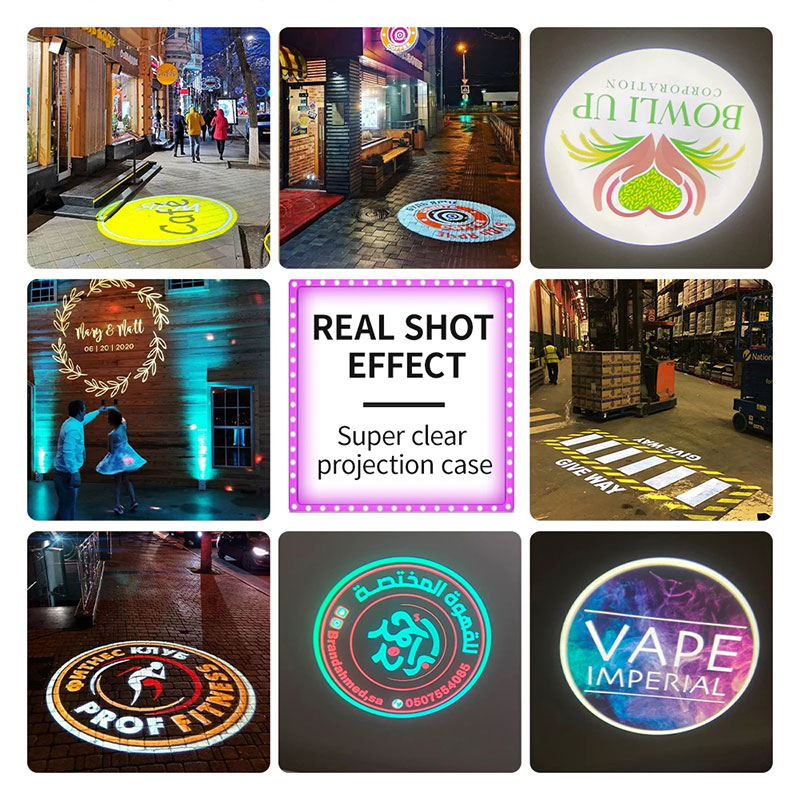 High-Brightness Advertising Projector Light – Works Quickly for Custom Logo/Graphics Projection | Stores, Events, Outdoor Ads & Energy-Saving LED