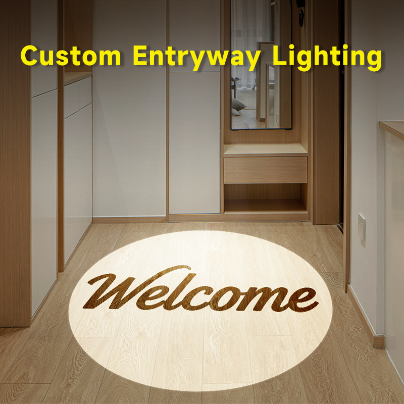 New Welcome Home Entryway Projection Light – Warm Greeting Glow for Front Door