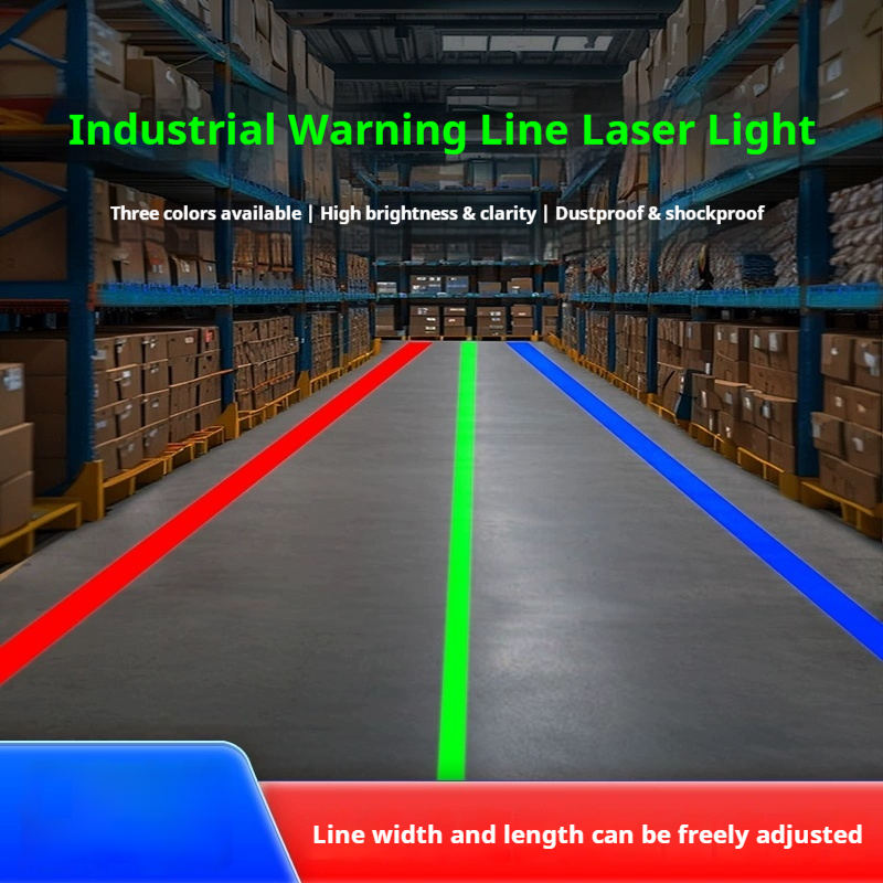 New 30W Industrial Single-Line Laser Projector – Infrared Safety Warning Light for Factory Workshop Compliance & Indication