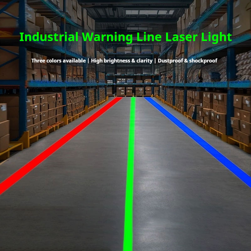 New 30W Industrial Single-Line Laser Projector – Infrared Safety Warning Light for Factory Workshop Compliance & Indication