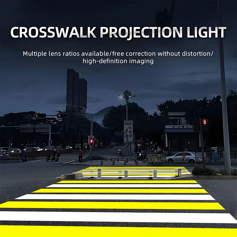 Road Zebra Projection Lights: Work Quickly for Instant Nighttime Crosswalk Safety in Cities