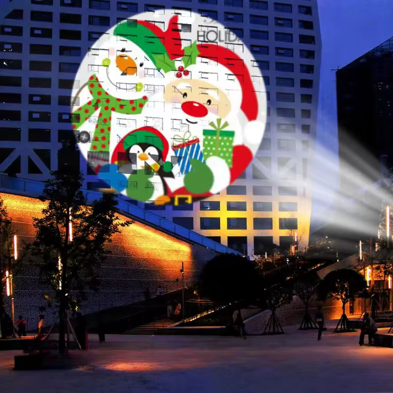 High-Power 500W Outdoor Projector: Bright Ads for Building Facades & Squares