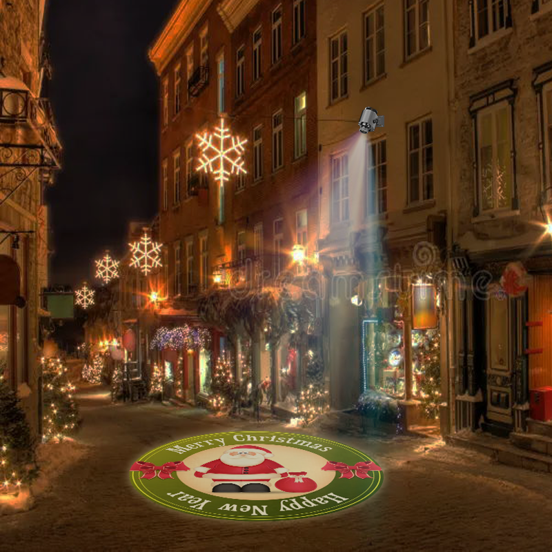 Holiday Gobo Projection Light: Halloween Spooky, Thanksgiving Harvest & Christmas Festive Patterns – Indoor/Outdoor Easy Use