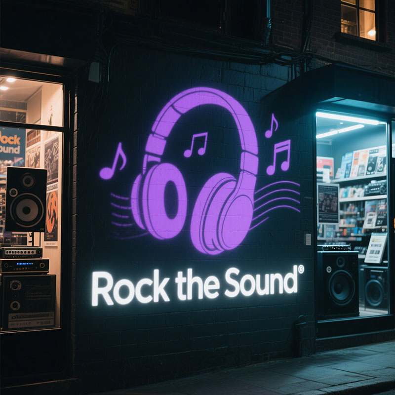 music gobo projector