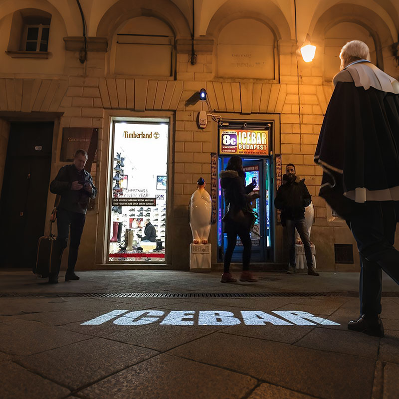 Noparde Custom Gobo Logo Projector: HD Rotating Laser Proyector de Gobo Outdoor Shop Branding Easy Setup Quickly Delivery