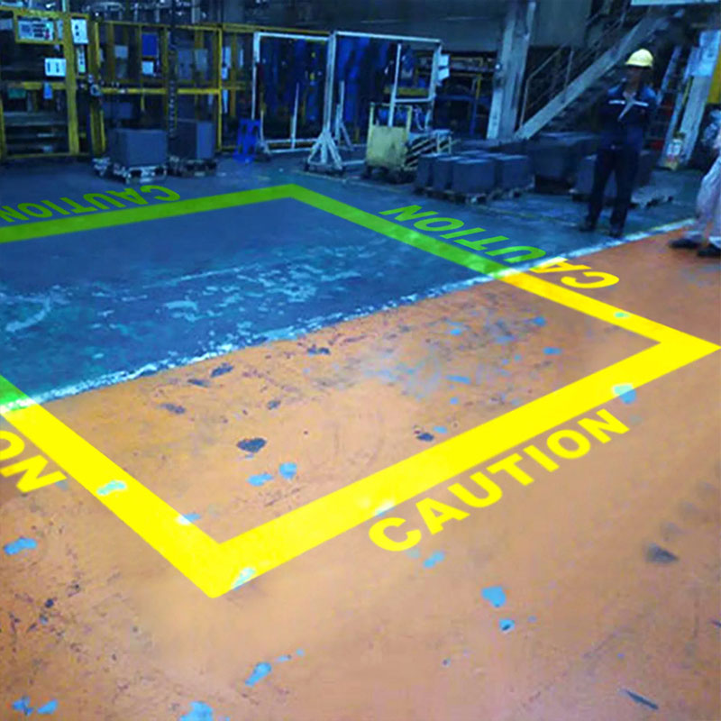 Safety Laser Sign Projector: Warehouse Virtual Stop Sign Forklift Light | Factory Direct HD Waterproof Durable Easy Setup