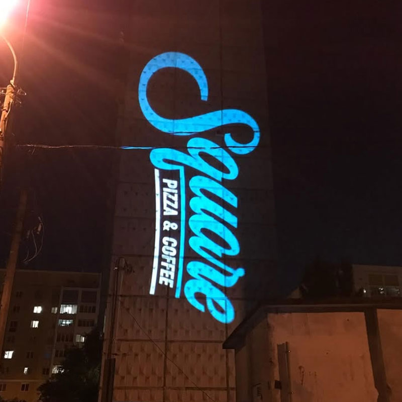 Noparde High-Power Rotating Gobo Wall Logo Projector | IP65 Waterproof LED – Long Throw, Crisp Projection & Quick Delivery for Wall Branding