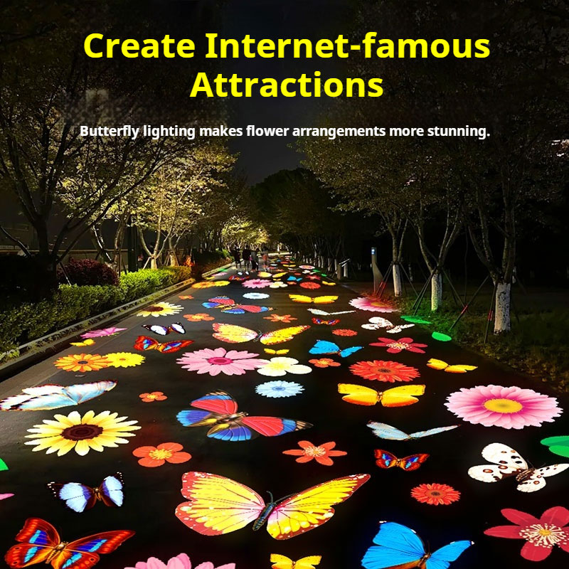 Noparde 85W Dynamic Effect Projection Lamp | IP65 Outdoor Gobo Light