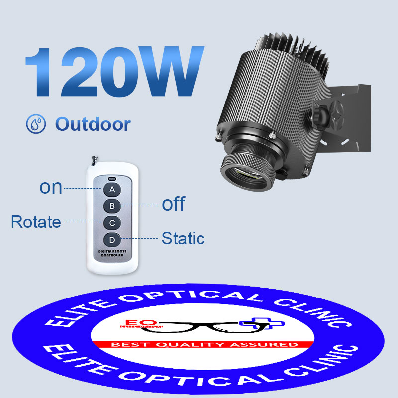 Full-Color Custom Glass Gobo Projector for Corporate Events – Showcase Your Brand Logo in Vivid Detail