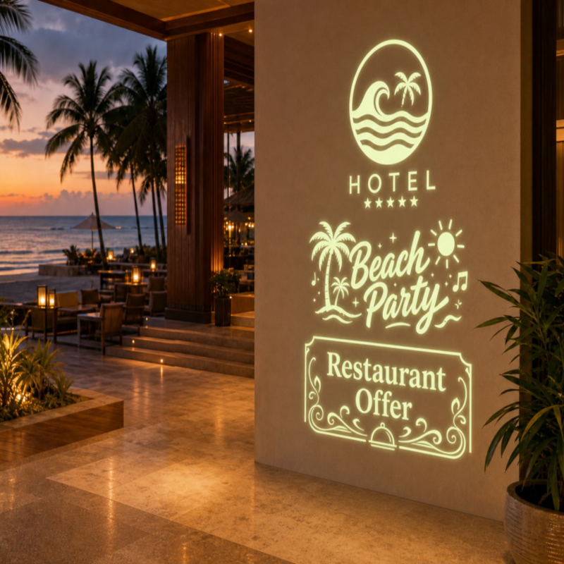 The Advantages and Real Applications of Logo Projection in Hotels