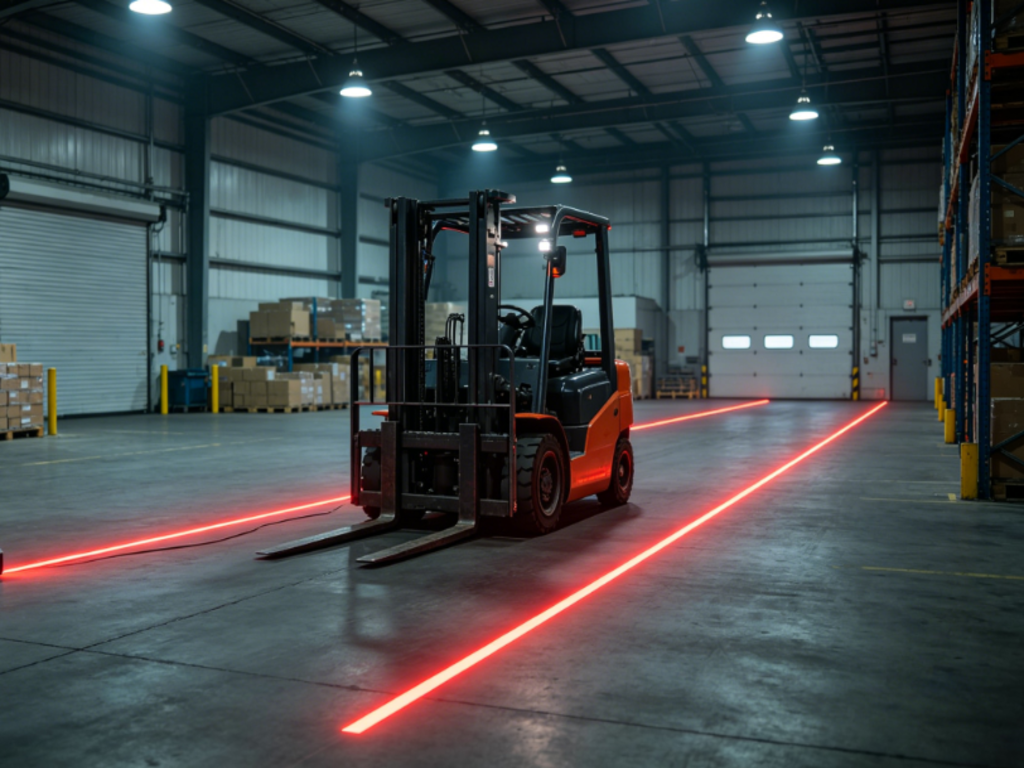 Virtual floor marking projector