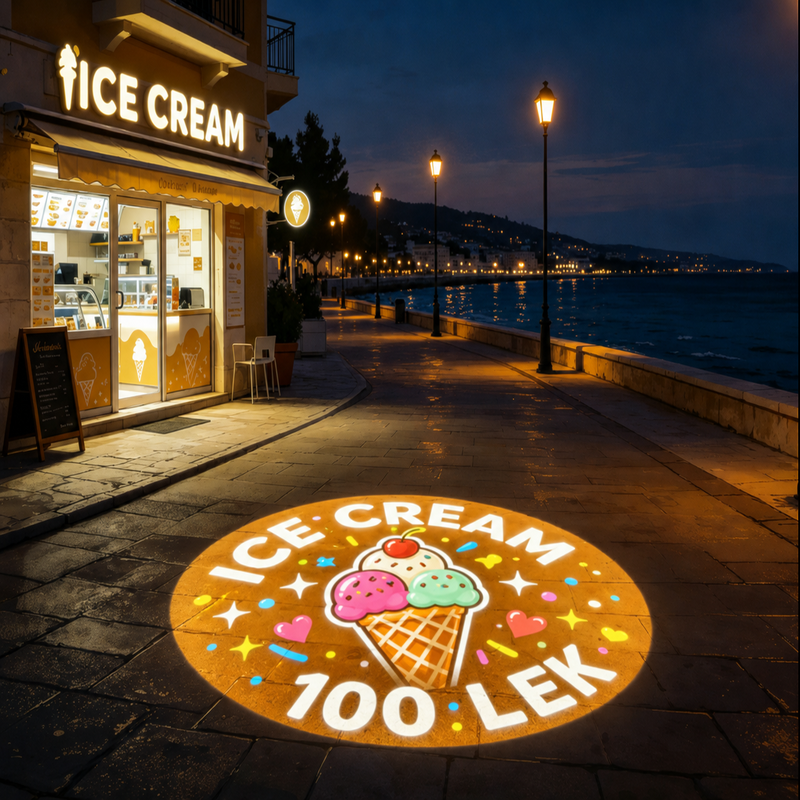 Why Are More Seaside Promenade Businesses Choosing Noparde Shop Logo Projectors