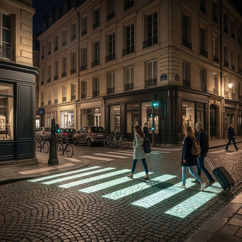 Zebra-Crossing-Projectors