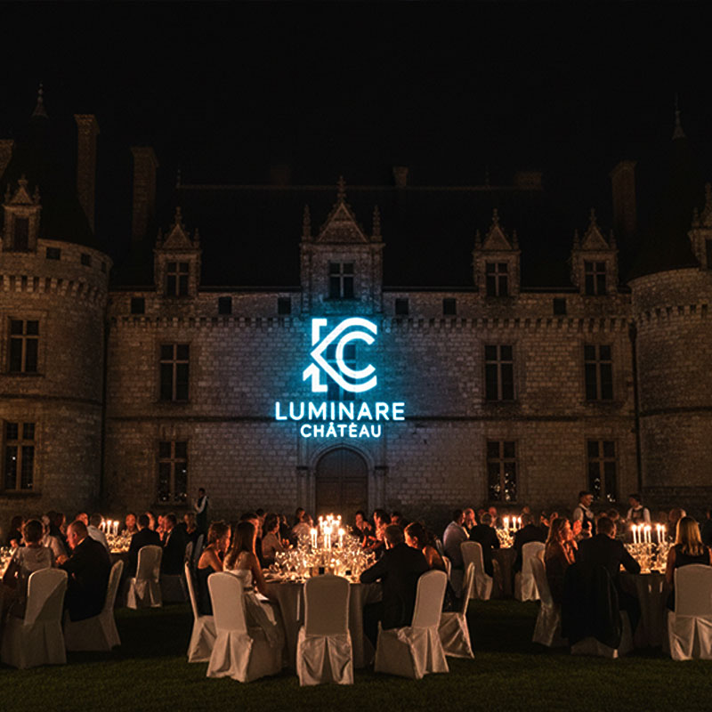 Custom Gobo Projector for Events in France: 48-Hour Production & Express Delivery