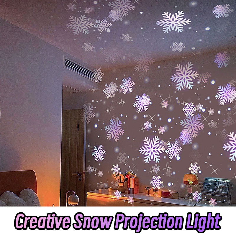 Dynamic Snowflake Projection Lamp | Outdoor Indoor Christmas Landscape Projector