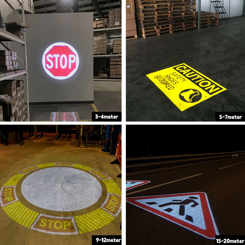 How to Choose a Safety Sign Projector by Mounting Height and Ambient Lux