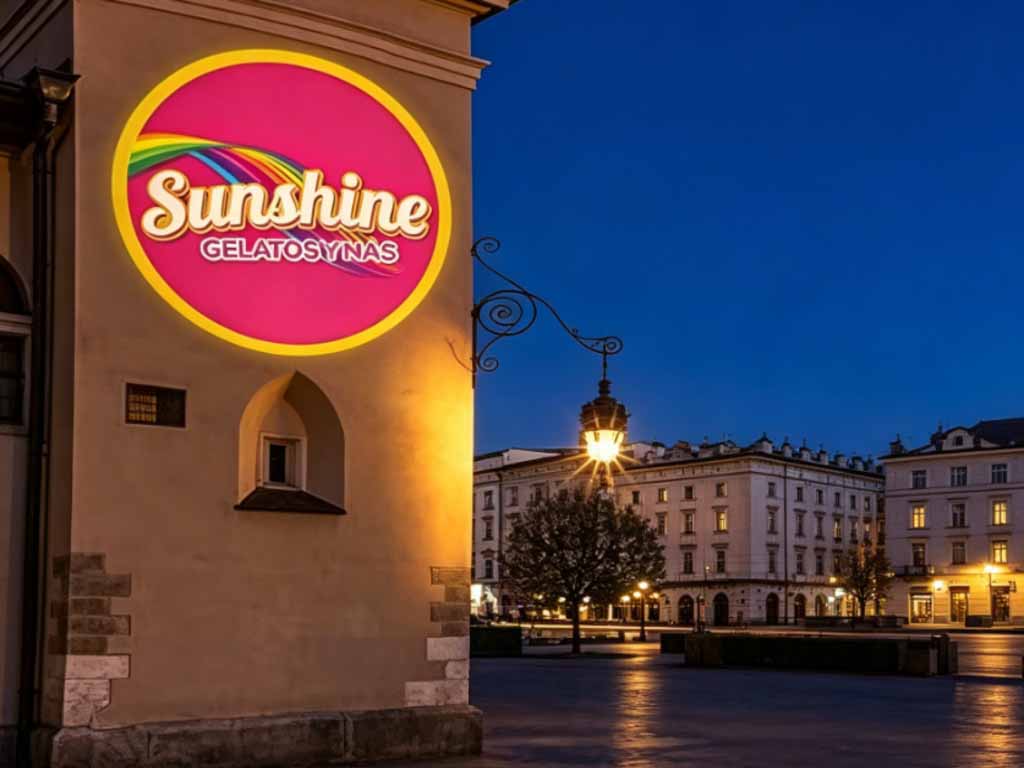 outdoor advertising projector