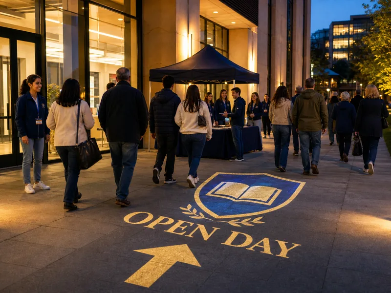 custom-logo-projector-university-open-day