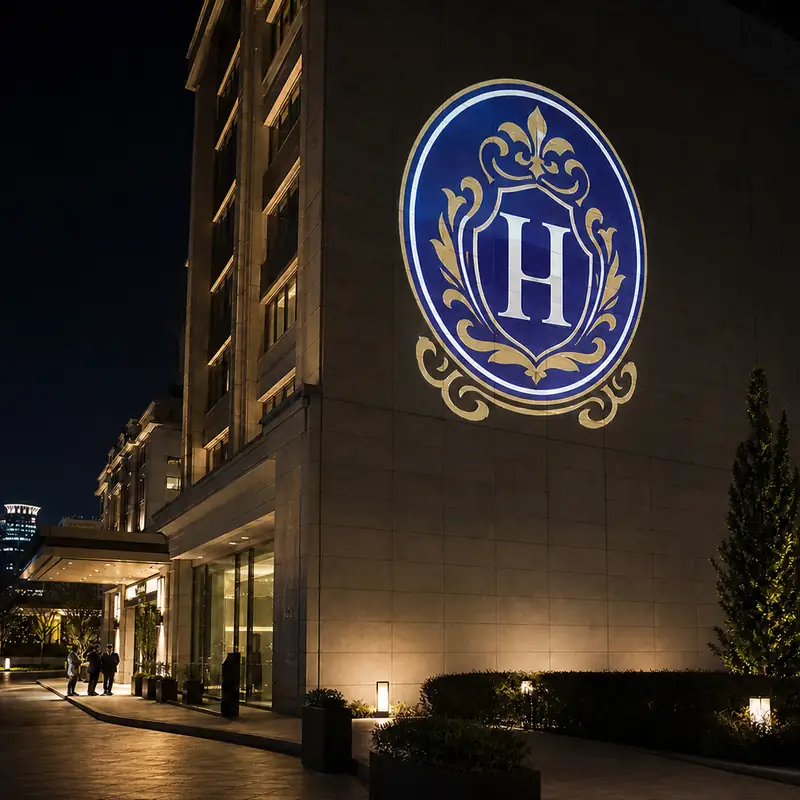 What Is the Best Waterproof Rotating Logo Projector for an Outdoor Business?