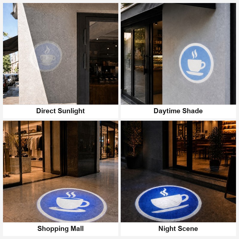 Is a Gobo Projection Visible in Daylight？Real-World Visibility Tests & Buyers Guide